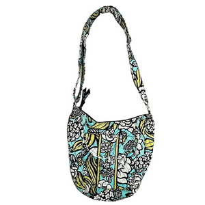 🍭4/$20 Vera Bradley Island Blooms Cross Body Quilted Purse w Adjustable Strap
